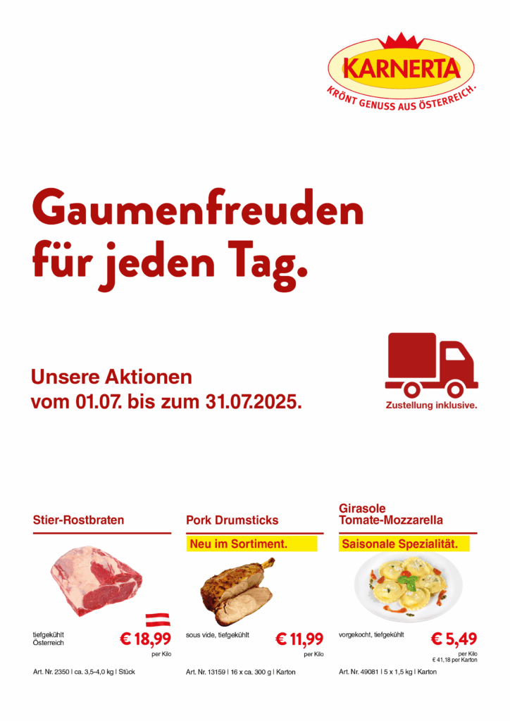 Gastroaktion Juli 2025